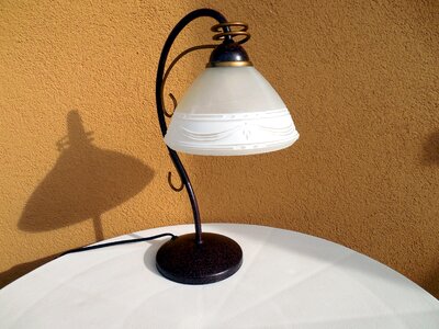 Lampshade lamp decorative photo