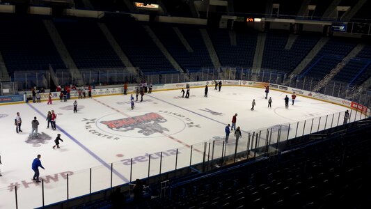 Skating hockey stadium photo