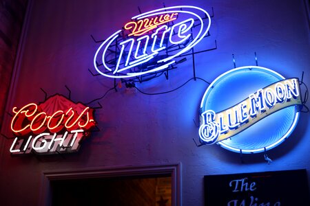 Miller lite colors light photo