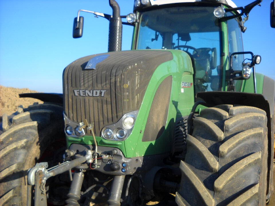 Tractor agriculture field