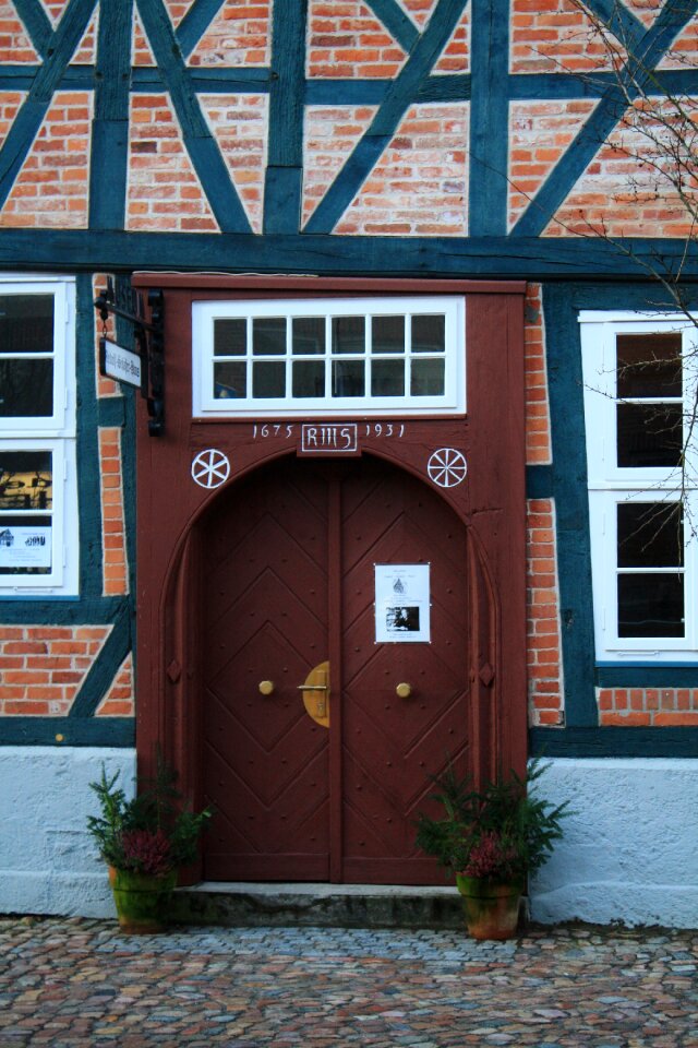 Fachwerkhaus lower saxony house entrance