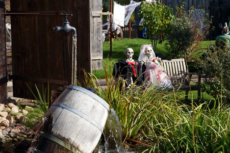 Barrel faucet halloween