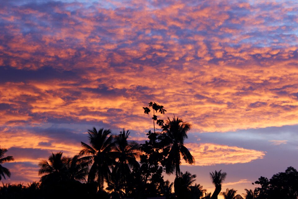 Sunset sky outdoor