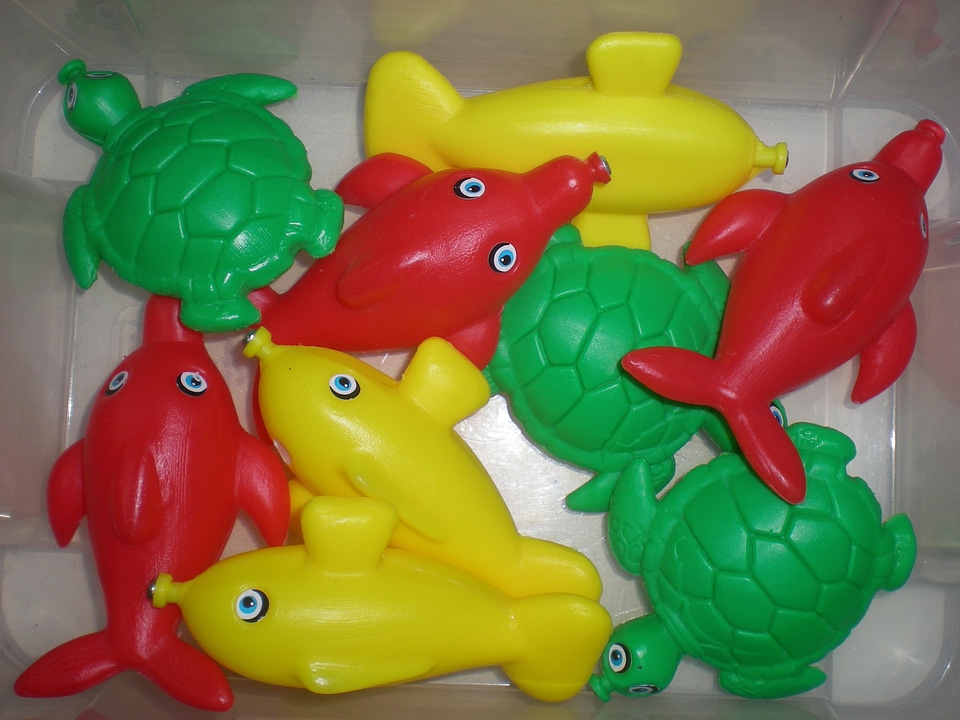 Plastic toy childhood