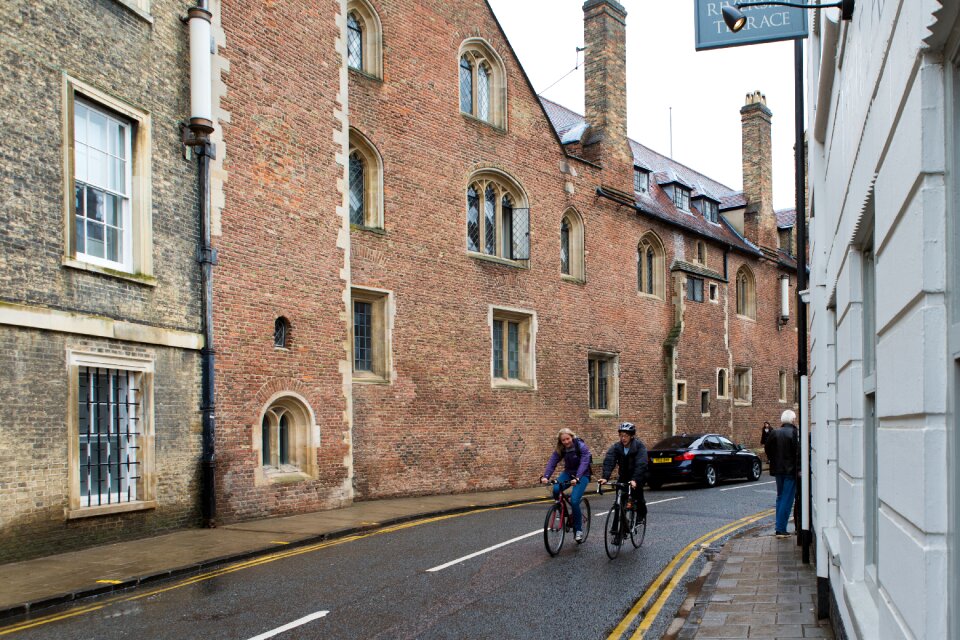 Street scene architecture historic buildings