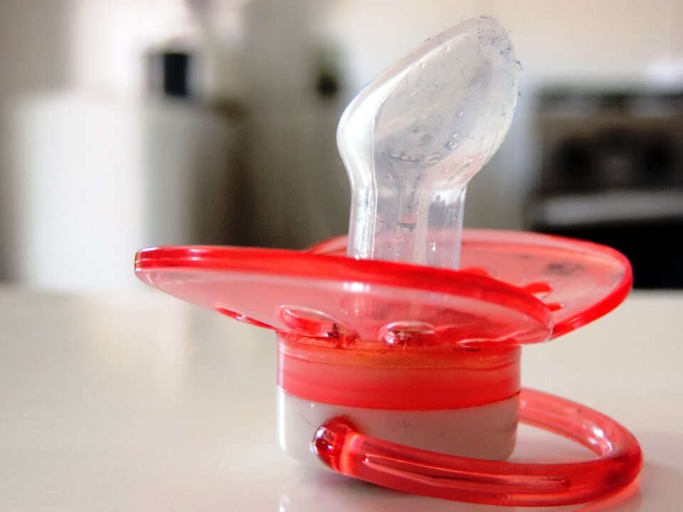 Red table a children's toy