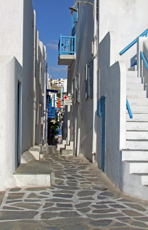 Cyclades greek island white