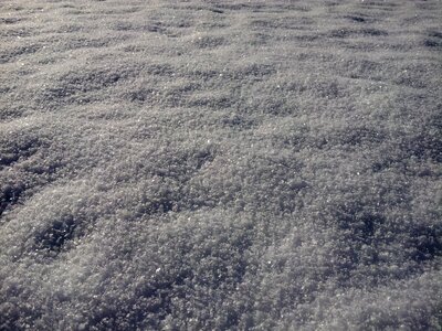 Snow soil winter