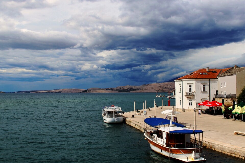 Sea cloudy cloud cover