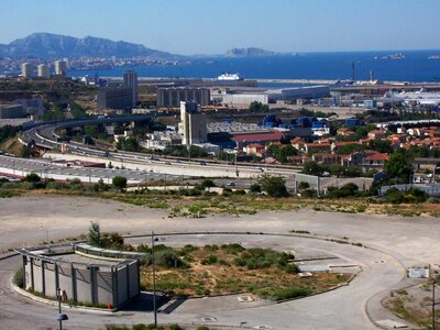 Marseille city sea