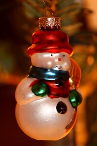 Snowman christmas ornaments weihnachtsbaumschmuck photo