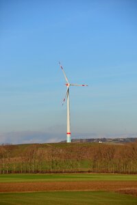 Wind power sky blue photo