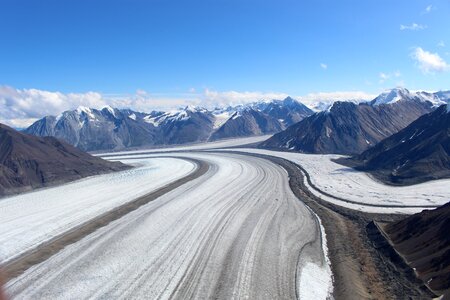 Kluane mountains snow