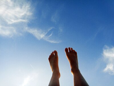 Clouds blue summer