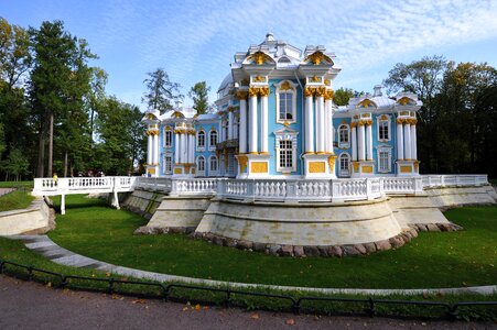 The palace ensemble tsarskoe selo the grotto building photo