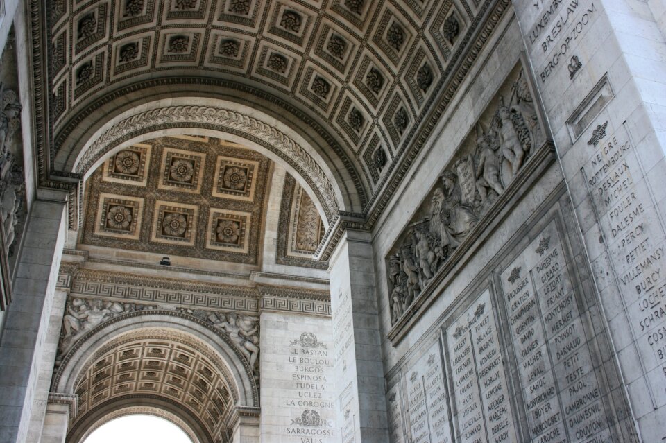 Arch of triumph paris france