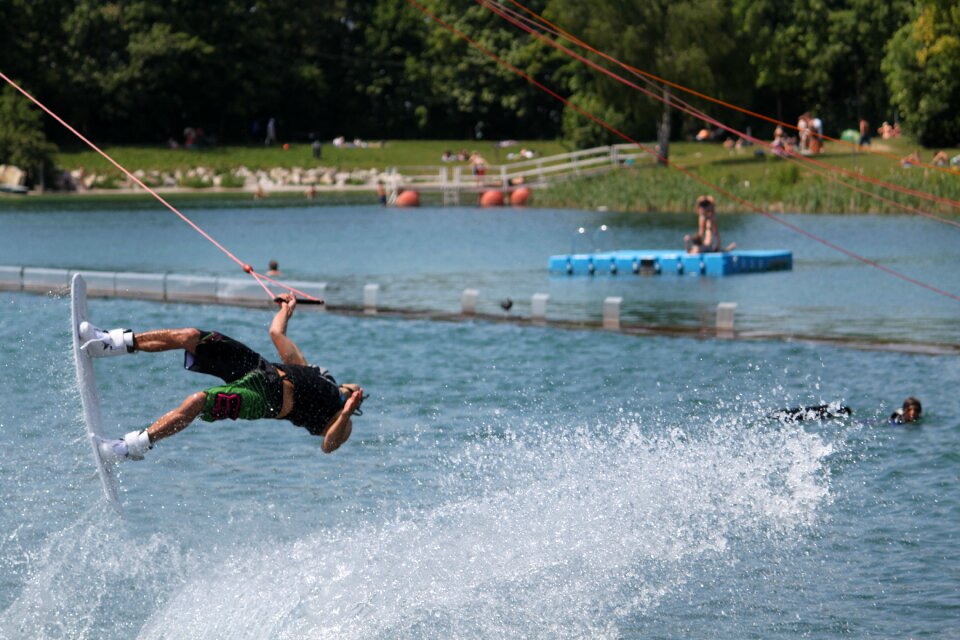 Water sports leisure sea