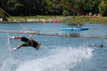 Water sports leisure sea