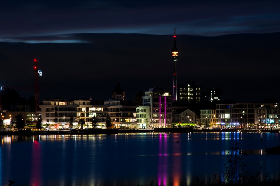 Houses dortmund night
