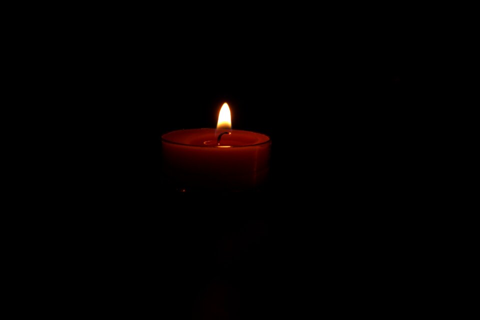 Wax candlestick wick