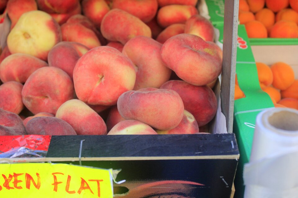 Square peach unripe peaches fruit