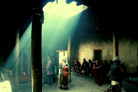 Tibet shrine mystical