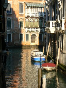 Venice boats channel photo
