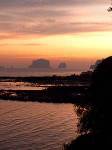 Sunset krabi thailand