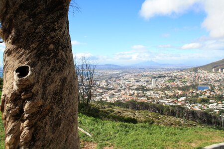 City outlook distant view photo