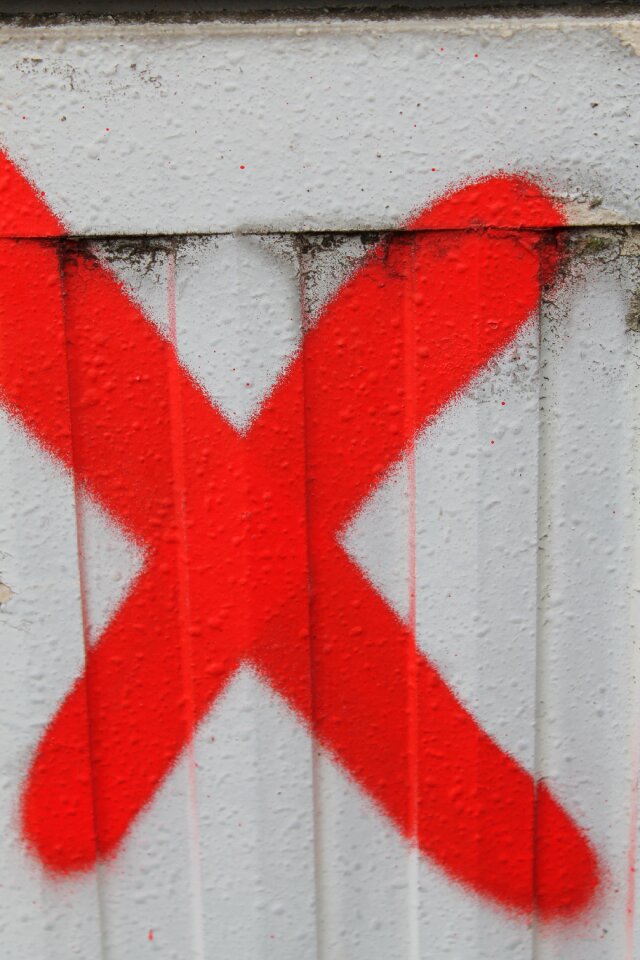 Red graffiti abc