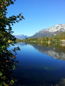 Alpine bergsee rest