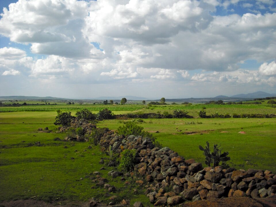 Panorama scenery clouds