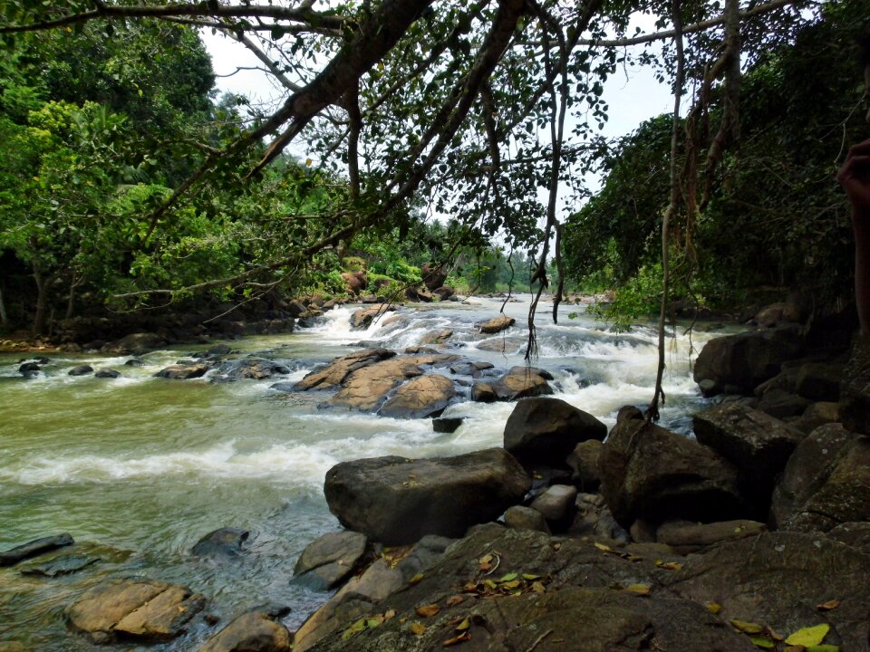 River flow outdoors photo