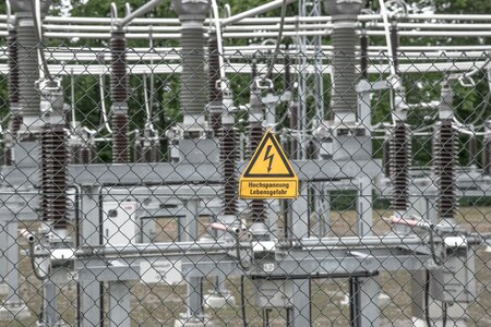 High voltage risk dangerous photo