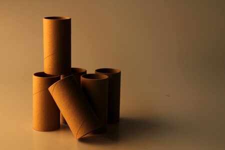 Roll paper still life