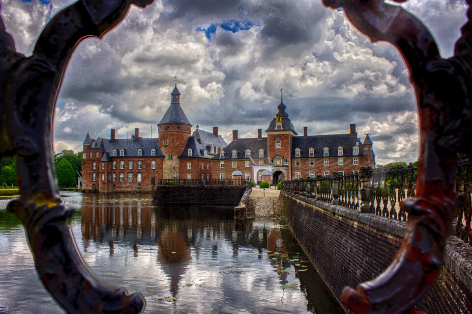 Castle pond mirror