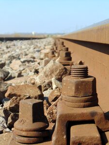 Train itself screws stones