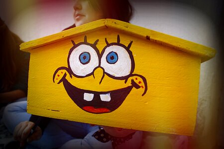 Sponge bob caricature drawing