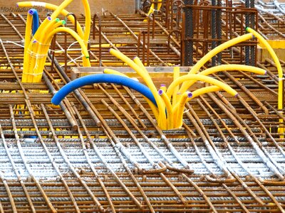 Build housebuilding plastic pipes