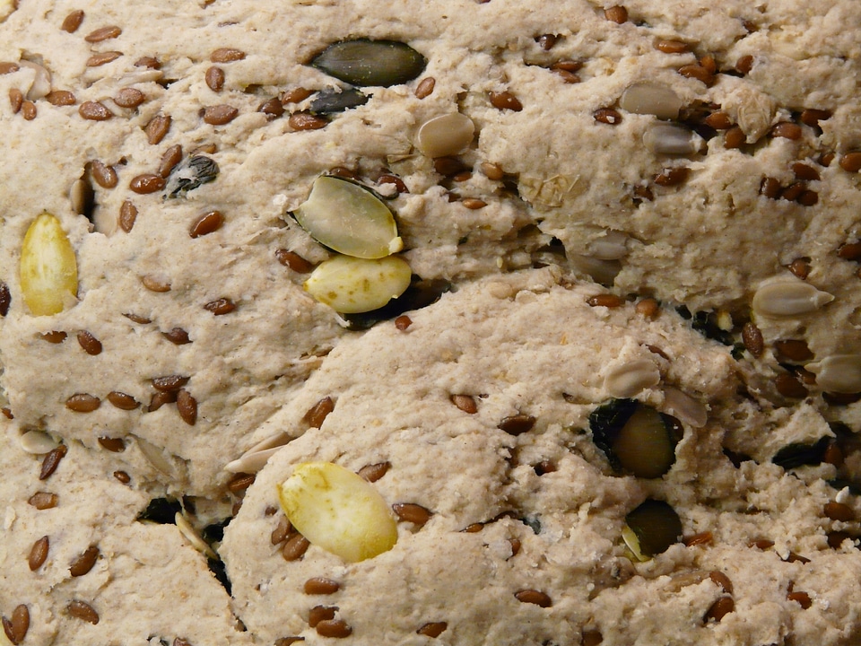 Sesame pumpkin seeds bread
