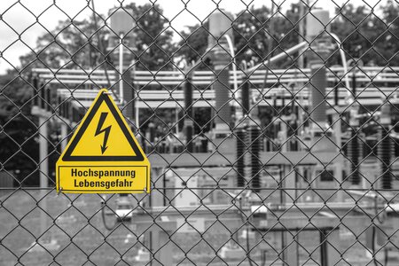 High voltage risk dangerous photo