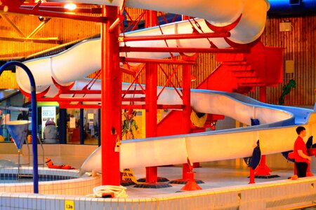 Swim flume water