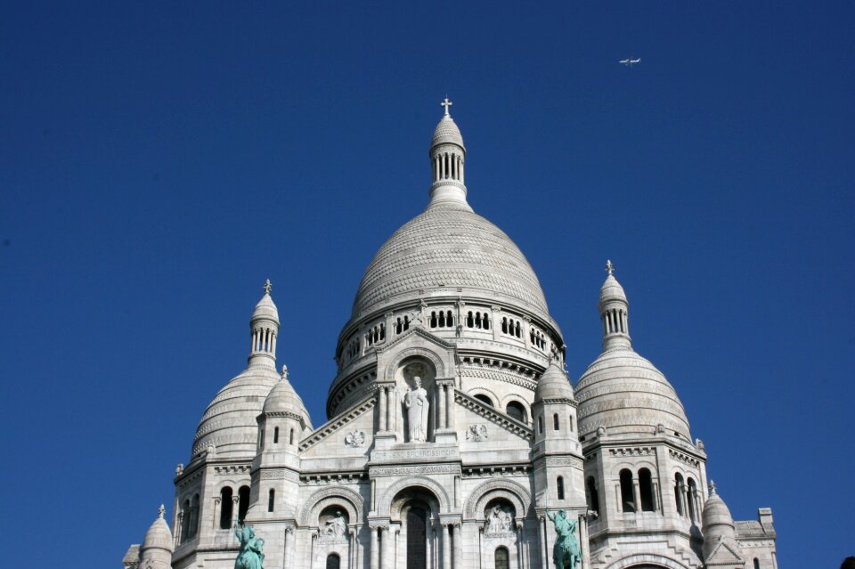 Sacre coeur dome of church paris