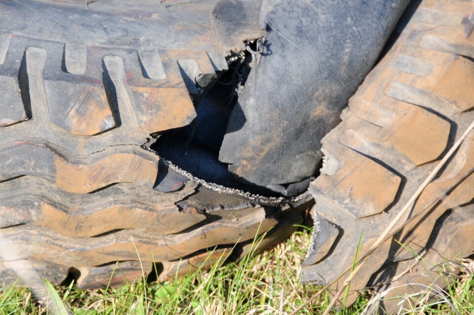 Waste auto rubber