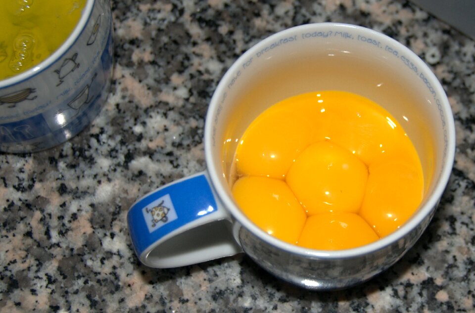 Yellow christmas egg