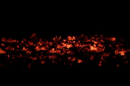 Embers fire campfire photo