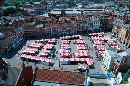 Stalls square nottinghamshire photo