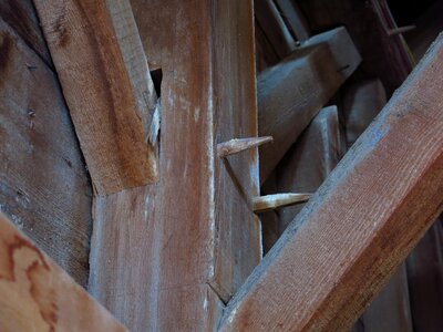 Wooden farm building
