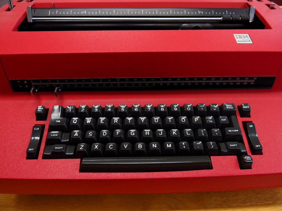 Retro keyboard paper