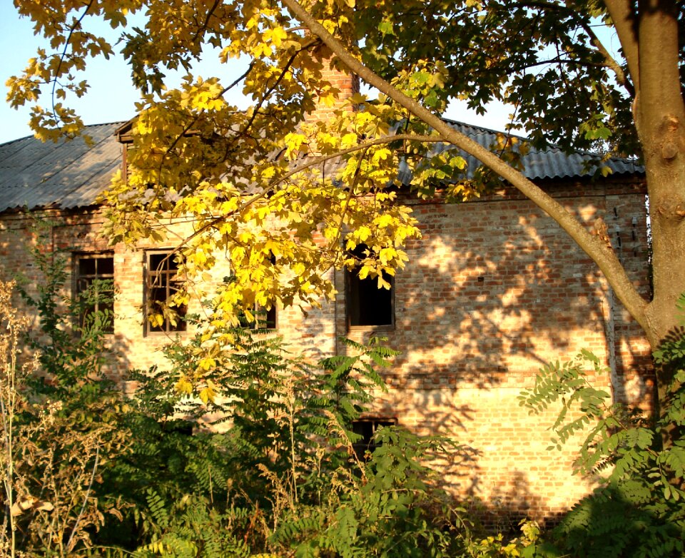 An old house abandoned house building